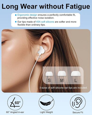 USB C Headphones for iPhone 17 16 15 Pro Max Plus iPad, USB-C in-Ear Buds in Kuwait