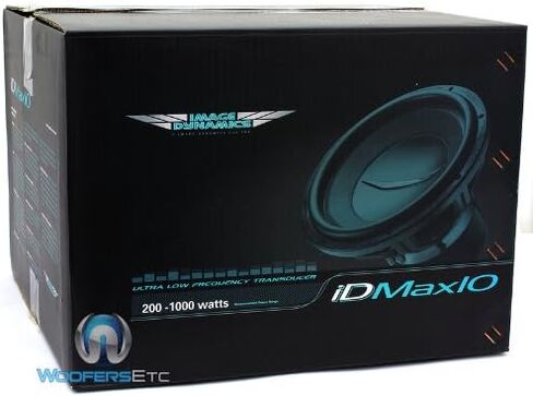 Image Dynamics IDMAX10 V.4 D4 10" Dual 4-Ohm IDMAX V.4 Series Subwoofer in Kuwait