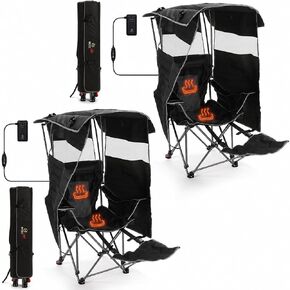 Nice C Heated 4-Position Reclining Canopy Umbrella Camping Chair (1 Pack) in Saudi Arabia