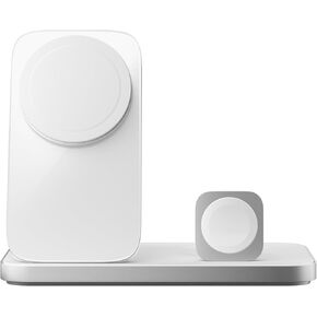 NOMAD Stand One Max Carbide, Apple Charging Station, 25W Qi2 MagSafe Charging Stand for iPhone, Apple Watch and AirPods, 3 in 1 Wireless Charging Station, Metal Glass Charging Dock in Saudi Arabia