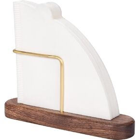 Walnut & Brass Coffee Filter Holder for #1#2 V60 in Kuwait