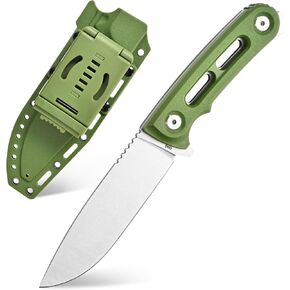 Gtkii GTK3 Fixed Blade Knife AUS-8 Steel Blade Nylon Fiberglass Handle Full Tang EDC Tool Knifes for Outdoor Camping Survival Adventure Bushcraft (black) in Kuwait
