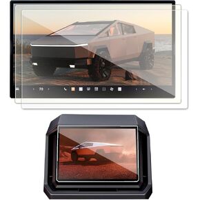 Matte for 2026 Cybertruck Screen Protector Rear tempered glass Compatible with 2024 2025 2026 Tesla Cybertruck 9.5 Inch Rear Screen Protector cybertruck accessories - Easy Install Bubble Free 【Removes Without Residue】 in Kuwait