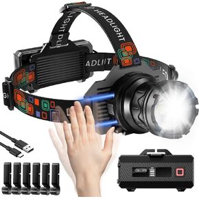 INECOKS Headlamp Rechargeable, 3000LM Super Bright Head Lamp for Adults in Kuwait