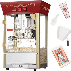 Great Northern Popcorn Matinee 8oz Popcorn Cart Only, Red in Saudi Arabia