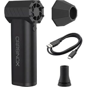 Carbinox Powerblast Electric Compressed Air Dusters for Cleaning - 3 Speed Adjustable Mini Blower with LED Light - 130000 RPM Power Snow Blower Cordless. in Kuwait