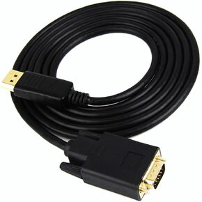 Vga Adapter Cable for Monitor and Display, Supports 1920x1080 Resolution, No Driver Needed, Copper Material, for Gaming and Video Streaming in Kuwait