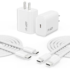 [Apple MFi Certified]60W USBC Charger Fast Charging,2Pack USBC Fast Charger in Kuwait
