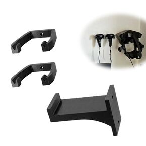 Headset and Controller Wall Mount Compatible with Pimax Crystal, Space Saving Storage Rack for VR System, Wall Holder for Headset and Controllers in Kuwait