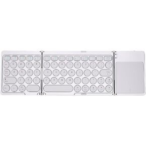 Ultra Slim Foldable Keyboard with Touchpad, PU Leather Cover in Kuwait