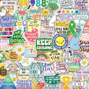 SigyoJeom 300PCS Mental Health Stickers, Affirmation Vinyl Decals Bulk in Saudi Arabia