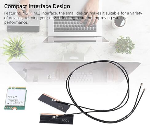 8260NGW AC Laptop WiFi Card Wireless Network Card Module 867Mbps 4.2 NGFF M.2 Interface with Built in Antenna for Window 7 8 10 in Kuwait