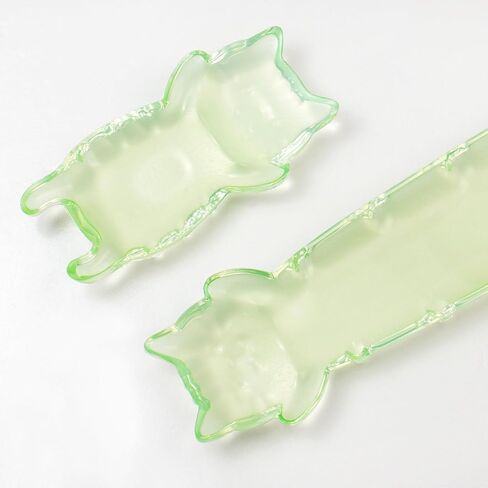 Gel Keyboard and Mouse Wrist Rest Set – Green Clear Cat Wrist Rest in Kuwait