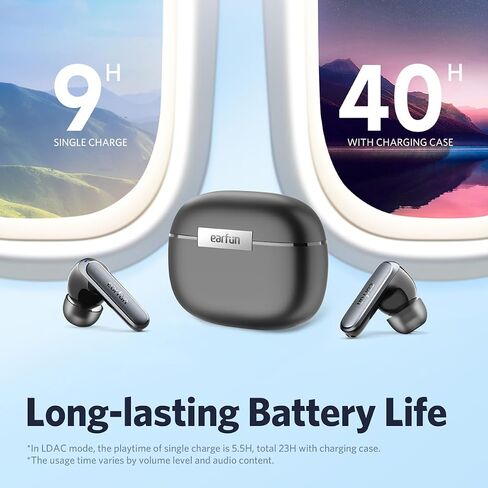 EarFun Air 2 Wireless Earbuds, 10mm Drivers with LDAC Bluetooth Earbuds in Saudi Arabia