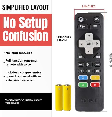 Anderic Xbox One Media Remote Control with Learning in Saudi Arabia