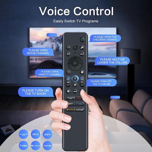 RMF-TX920U Replacement Voice Remote for Sony Bravia TVs, with Backlit in Kuwait