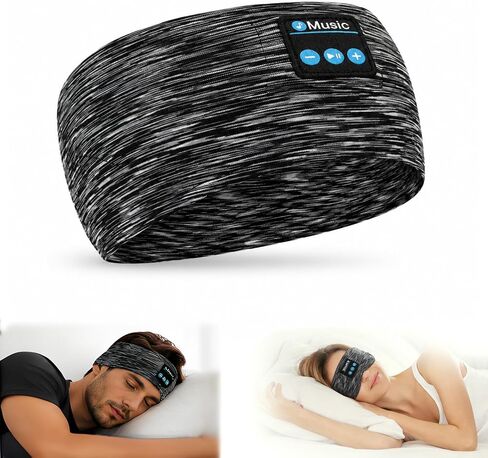 Sleep Bluetooth Headphones, Sleep Headphones Headband Wireless for Sleeping Side Sleeper, Wireless Sleep Earphones for Workout Sports Yoga Running Travel (Dark red) in Kuwait
