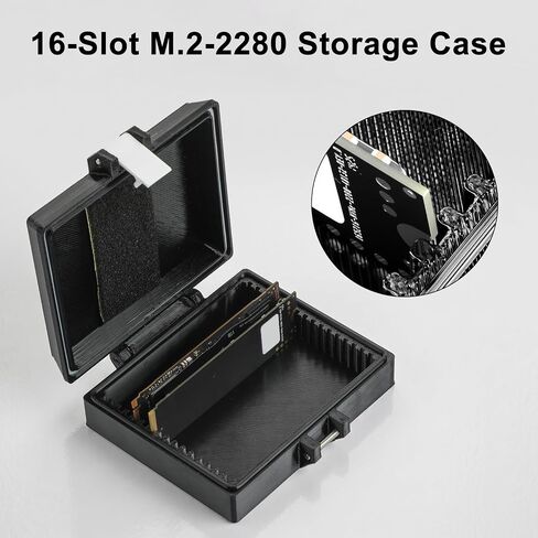M.2 SSD Storage Case, 16-Slot for M.2 2280 SSD Storage in Saudi Arabia