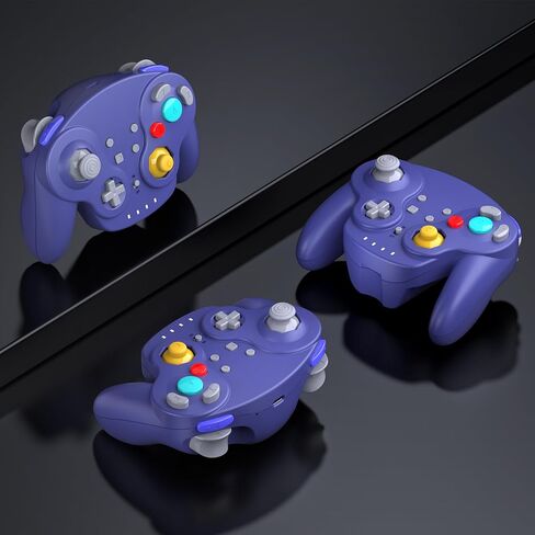 2.4 GHz Wireless GameCube Controller for Switch 1 & 2, NGC Console, Indigo in Kuwait