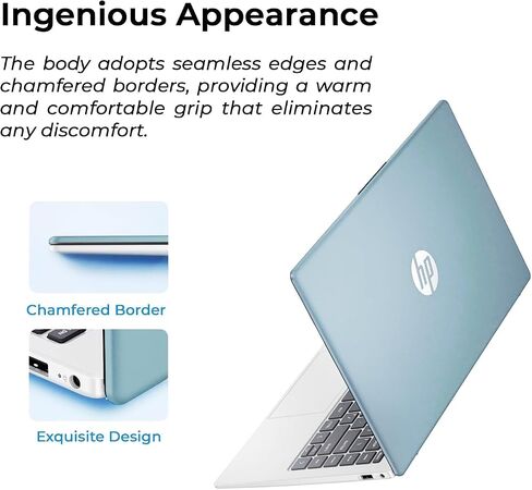 HP Everyday Laptop with Copilot AI • 2026 Edition • 128GB SSD + 1TB OneDrive • AMD High Performance Processor • Microsoft 365 • Thin & Portable • Long Battery Life • Windows 11 in Kuwait