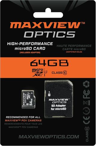 64GB MicroSD for Maxcam Cameras by Maxview Optics in Kuwait