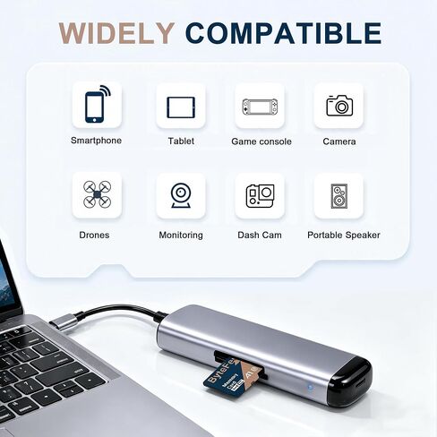 TF Card 4GB with Adapter，Class 10 UHS-I U1 A1 C10 V10 High Speed，FHD Video, Flash Memory Card for Camera/Monitor/Gaming Console/Drone/Dash Cam/Android Phone/Tablet in Saudi Arabia