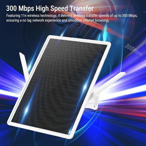 GOWENIC Solar WiFi Modem, High Gain Antennas, Water Proof Design, Reliable Solar Power Supply, with 26000mAh Battery, for Garden Farm in Kuwait