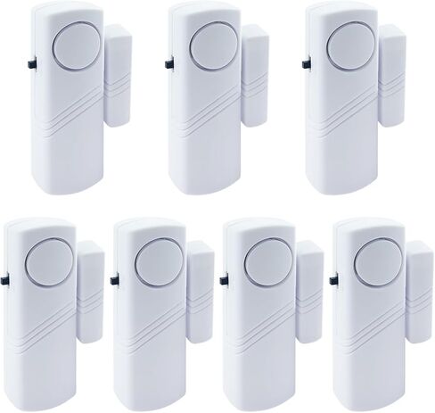 Door Window Alarm, 90dB Wireless Sensor Door Window Burglar Alarm for Home Security, Kids Safety and Office, Garage, Apartment, House, Easy Installation in Saudi Arabia