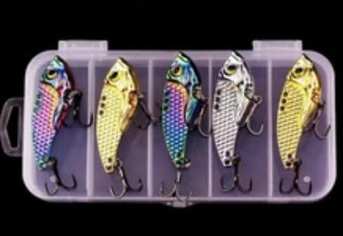 5 PCS Lures Lifelike Sinking Lures，Freshwater Universal for Zander, Trout, Bass in Saudi Arabia