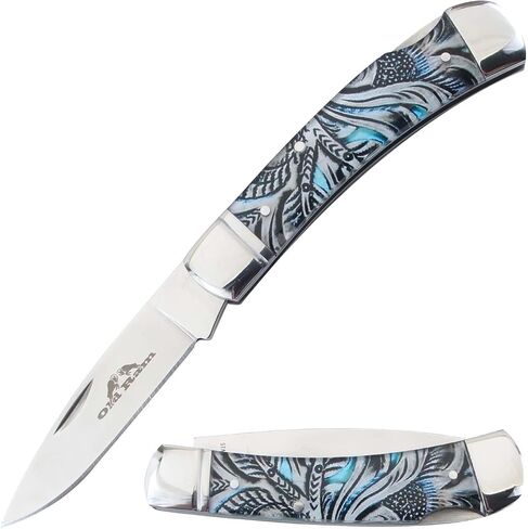 Every Day Carry Lock-Back Manual Folding Outdoor Hunting Camping Knife (Mix Color-2) in Saudi Arabia