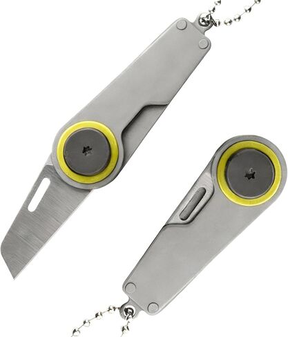 Compact Zipper Knife | EDC Folding Knife | Outdoor Survival Gear & Keychain Tool for Camping, Hiking(1Packs) in Saudi Arabia