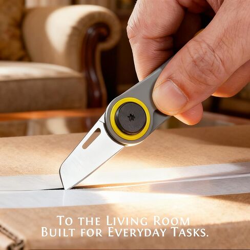 Compact Zipper Knife | EDC Folding Knife | Outdoor Survival Gear & Keychain Tool for Camping, Hiking(1Packs) in Saudi Arabia