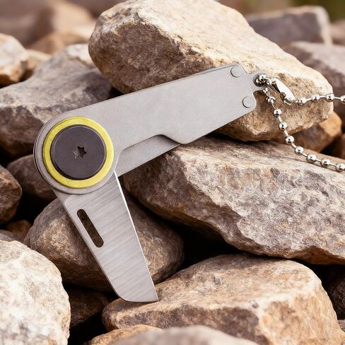 Compact Zipper Knife | EDC Folding Knife | Outdoor Survival Gear & Keychain Tool for Camping, Hiking(1Packs) in Saudi Arabia