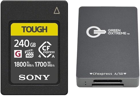 CEA-G Series Tough 240GB CFexpress Type-A Memory Card with Green Extreme US in Kuwait