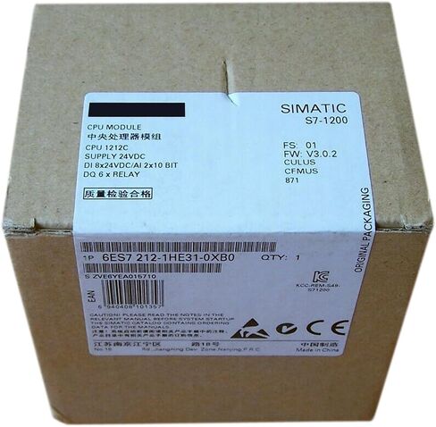 SMOCONE Expedited 6ES7212-1HE31-0XB0 New and Sealed in Box 6ES72121HE310XB0 1 Year Warranty in Kuwait