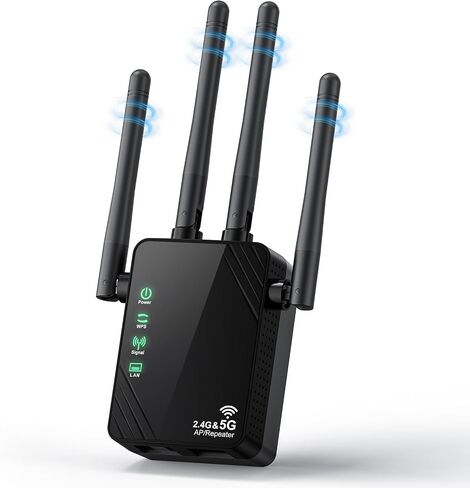 WiFi Extender, Dual Band WiFi Extender Signal Booster in Kuwait