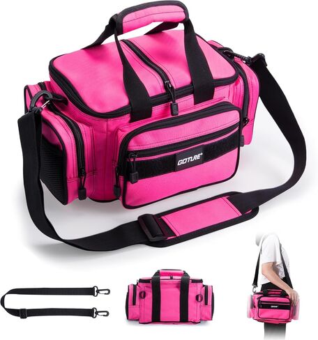 Goture Fishing Tackle Bag with 3 3600 Tackle Boxes, Gear Storage in Kuwait