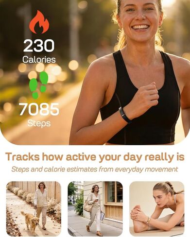 FITVII Screenless Fitness Tracker for Women Men, Health & Fitness Wearable in Kuwait