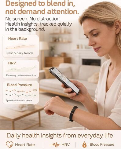 FITVII Screenless Fitness Tracker for Women Men, Health & Fitness Wearable in Kuwait