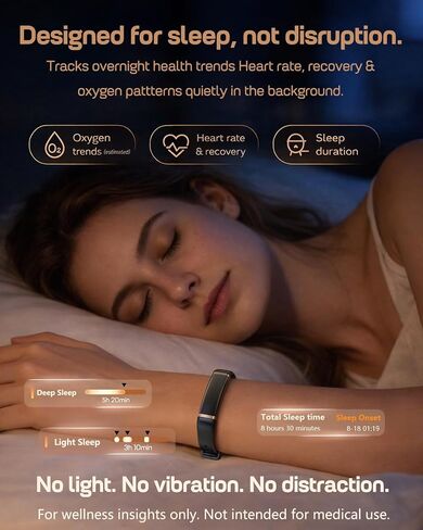 FITVII Screenless Fitness Tracker for Women Men, Health & Fitness Wearable in Kuwait