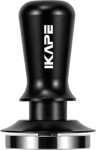 IKAPE 53.3mm Espresso Tamper, Premium Barista Coffee Tamper with Calibrated Spring Loaded, Threaded Stainless Steel Base Tamper Fits for Breville Series 54mm Portafilter Basket in Kuwait