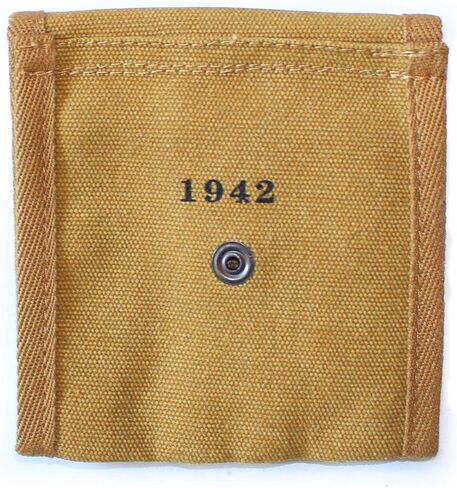 WW2 US M1 Carbine Ammo Pouch 2 Cells Magazine Bag Khaki Color in Kuwait