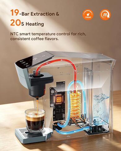 i Cafilas 3-in-1 Espresso Machine Compatible with Nespresso, K-Cup & Ground in Kuwait