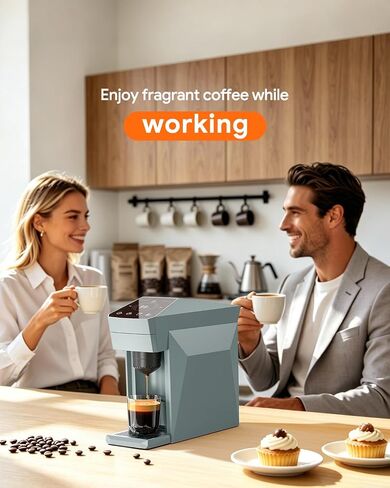 i Cafilas 3-in-1 Espresso Machine Compatible with Nespresso, K-Cup & Ground in Kuwait