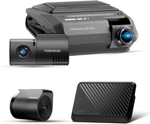 THINKWARE ARC900 with LTE Module & Radar Module 2CH 4K HDR Dash Cam Front/Rear - 4K+2K STARVIS 2, Super Night Vision 4.0, 3.5" IPS Touchscreen, 5GHz Wi-Fi, GPS (64GB Micro SD & Hardwiring Cable Incl) in Kuwait