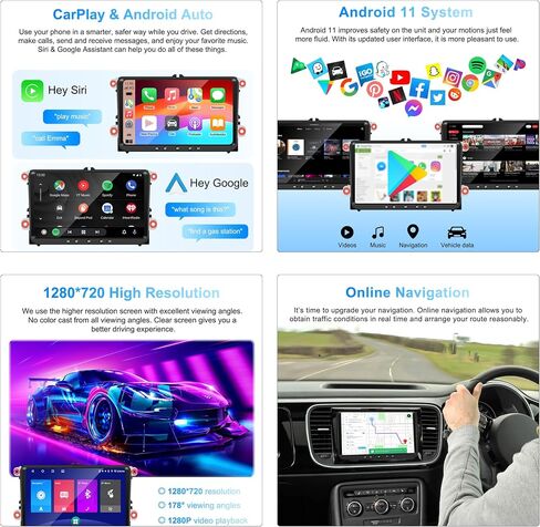 Car Radio for VW Passat Golf MK5 MK6 Jetta T5 EOS Polo Touran Seat Sharan in Kuwait