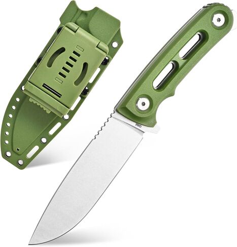 Gtkii GTK3 Fixed Blade Knife AUS-8 Steel Blade Nylon Fiberglass Handle Full Tang EDC Tool Knifes for Outdoor Camping Survival Adventure Bushcraft (black) in Kuwait