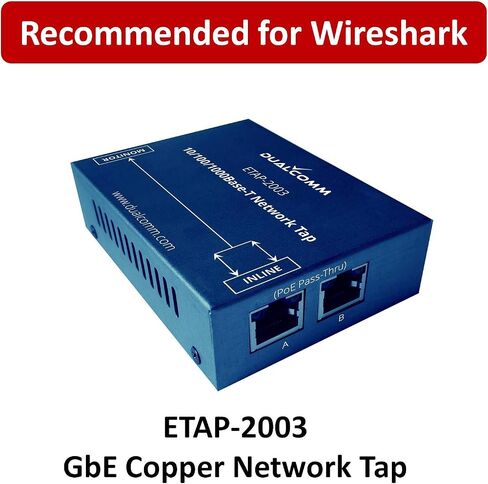 Dualcomm10/100/1000Base-T Gigabit Ethernet Network TAP [ETAP-2003] in Kuwait