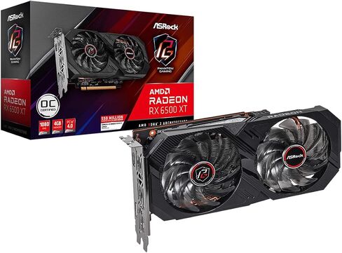 ASRock AMD Radeon RX 6600 Challenger D 8GB GDDR6 DisplayPort 14Gbps HDMI 0dB Silent Cooling 128-bit 7680 x 4320 Dual Fan Graphics Card PCI Express 4.0 x8 8-pin in Kuwait