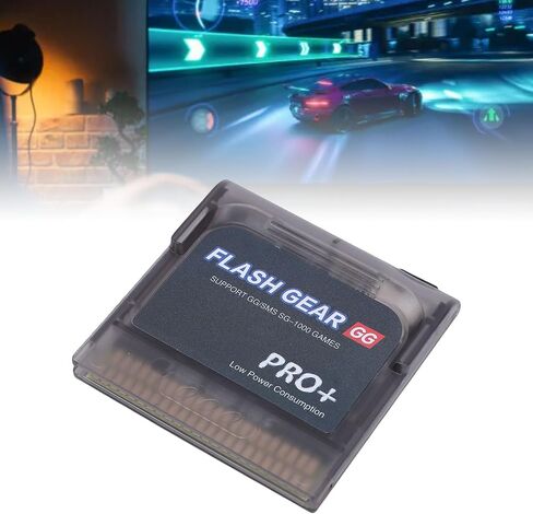 Flash Game Cartridge 600 in 1 for Game Gear GG Console, with Built in 4GB Memory, Support for GG SMS SG Systems in Kuwait